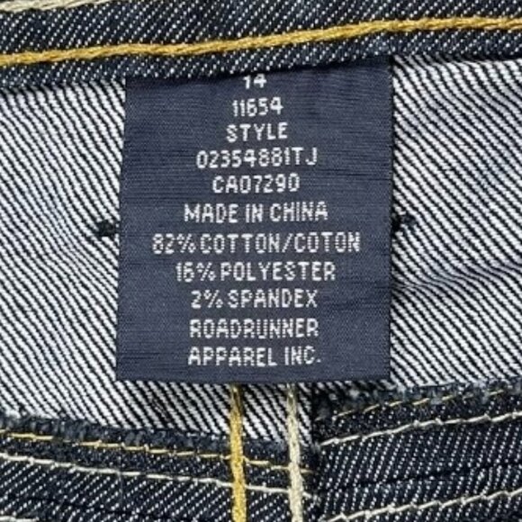 Suko Jeans A-Line Pleated Blue Denim Skirt Front and Back Pockets Size 14 - Picture 6 of 15